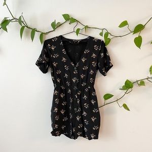 Madewell floral romper
